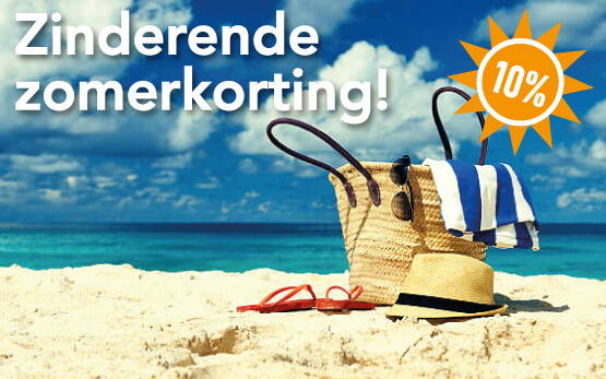 10% Zomerkorting op Alles!