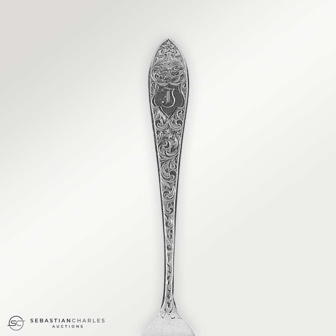Whiting Colonial B-Engraved Sterling, 1907 hallmark, WDSCOLB
