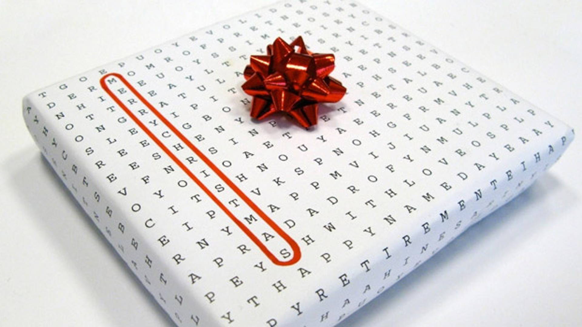 Featured image for Word Puzzle Universal Wrapping Paper