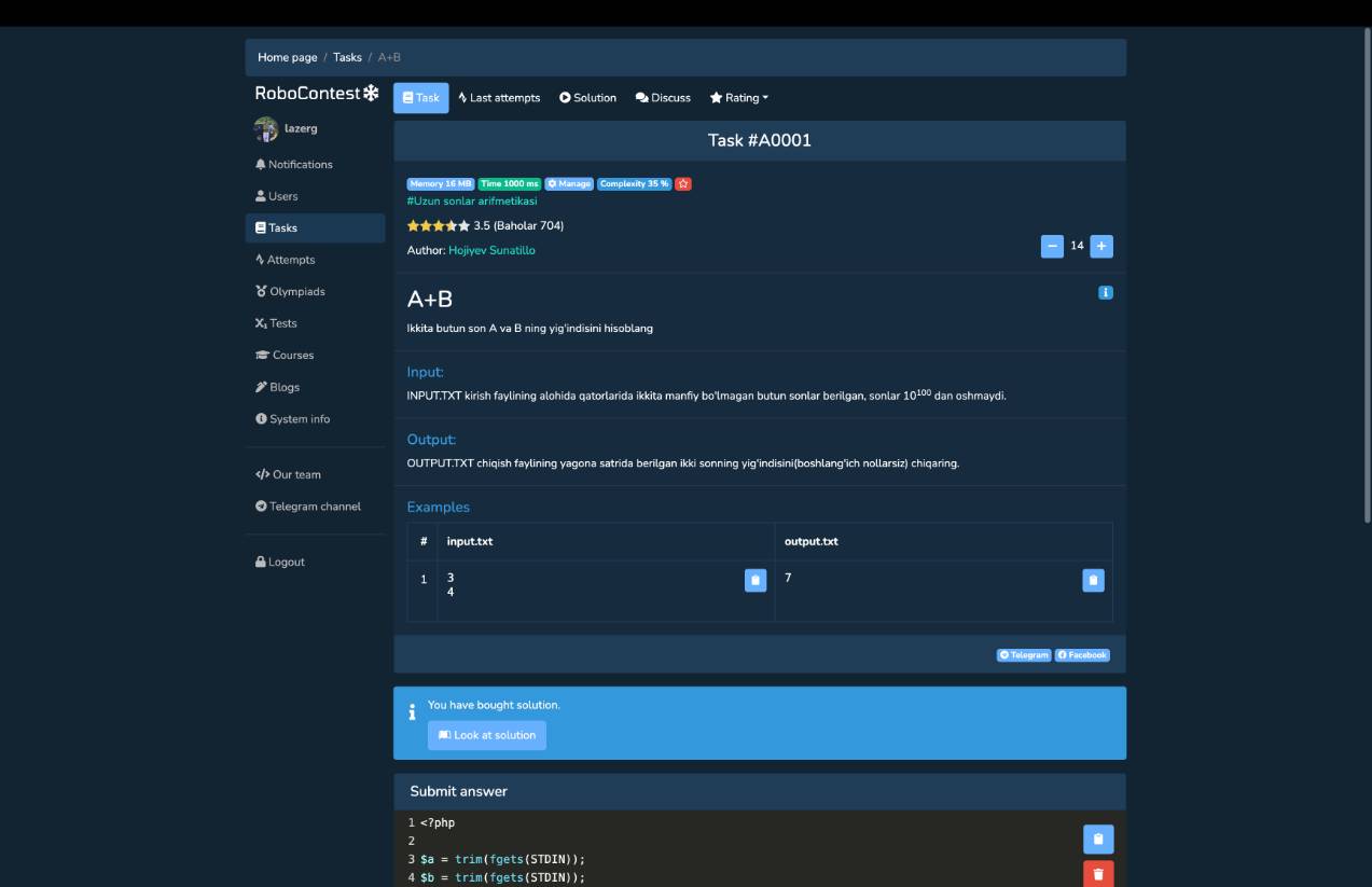 Google AdSense developers developer - Lazizbek E.'s portfolio image