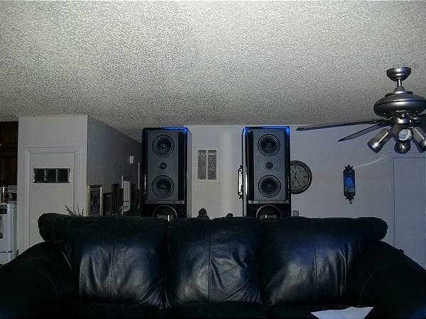 KEF's, rear speakers