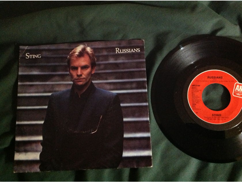 Sting - Russians 45 With Sleeve