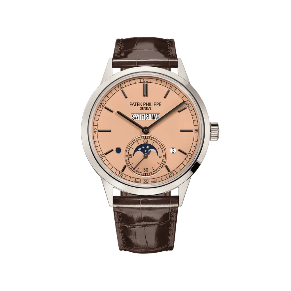 In-line Perpetual Calendar Grand Complications Platinum Case Salmon Dial, image 1