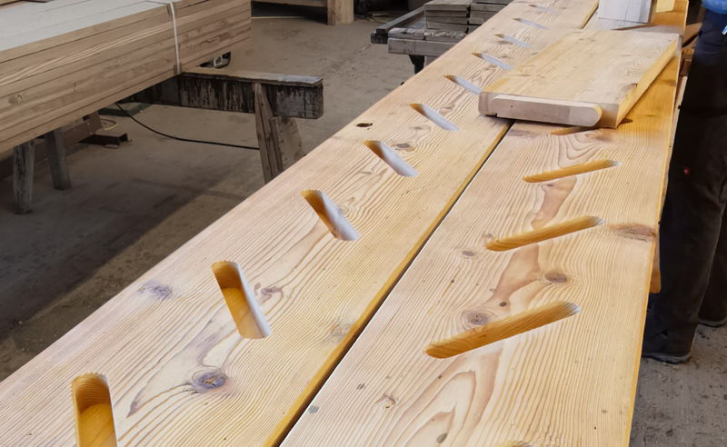 Handwerker in Zimmerei