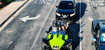2019 POLARIS SLINGSHOT SL motorcycle for rent near Orlando, FL