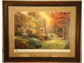 Victorian Autumn by Thomas Kinkade Framed Print