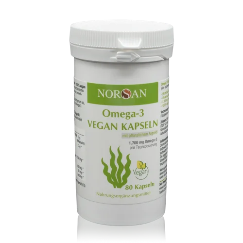 Omega-3 VEGAN KAPSELN Mit Pflanzlichem Algenöl