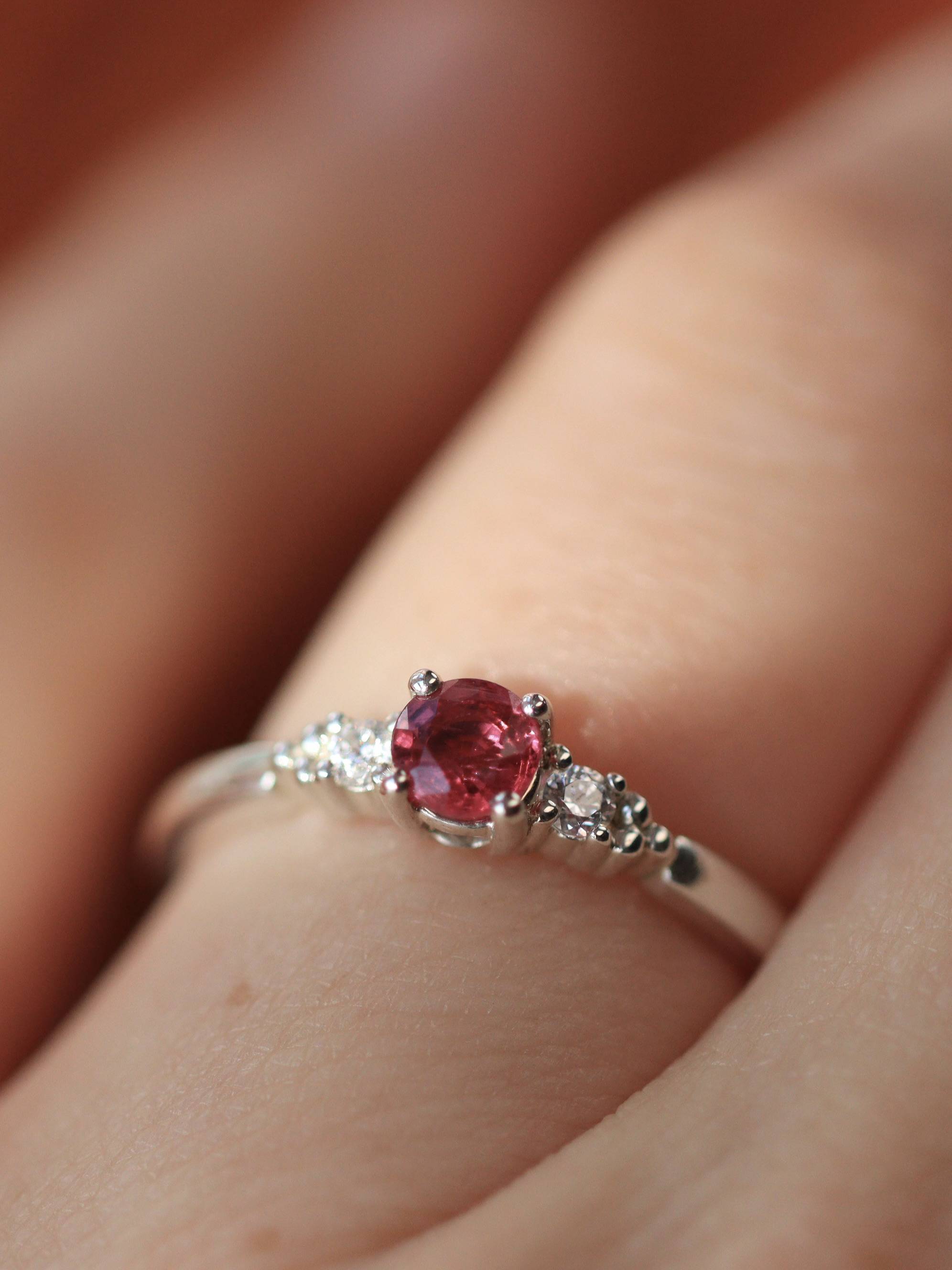 Ruby engagement ring