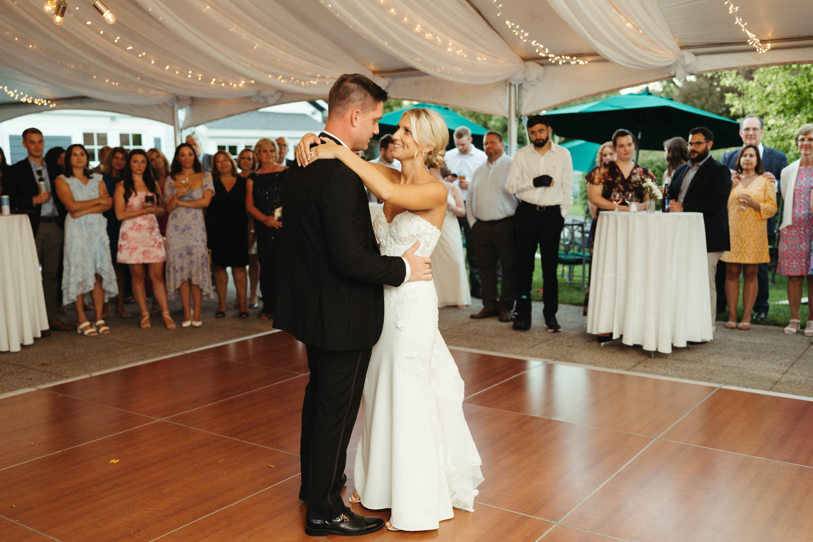 Dance the night away on our Dancefloor under our tents.
