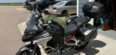 2022 DUCATI MULTISTRADA V4 S ALLOY WHEELS motorcycle for rent near Colorado Springs, CO