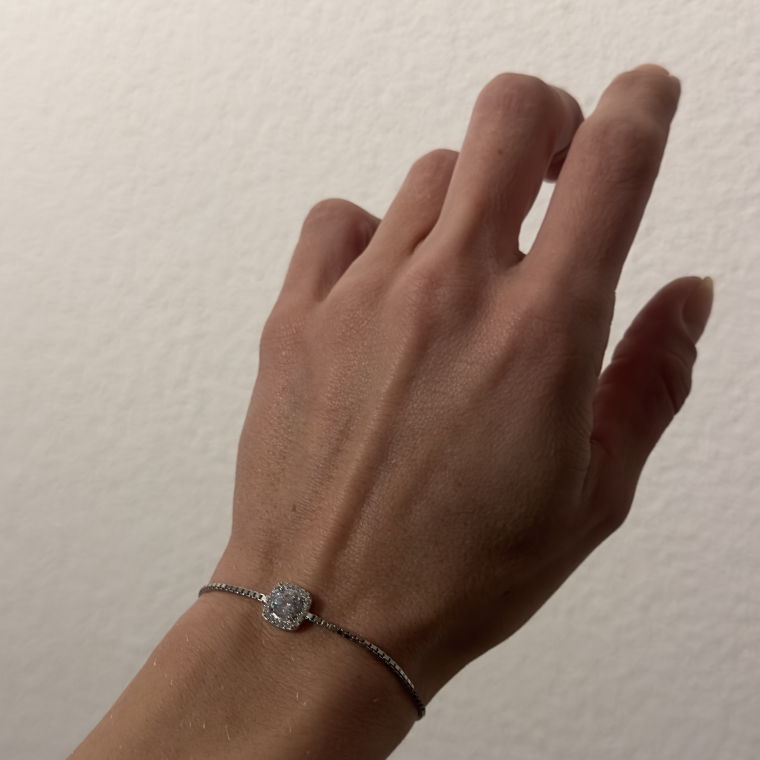 925 Silber Armband mit Zirkon Stein