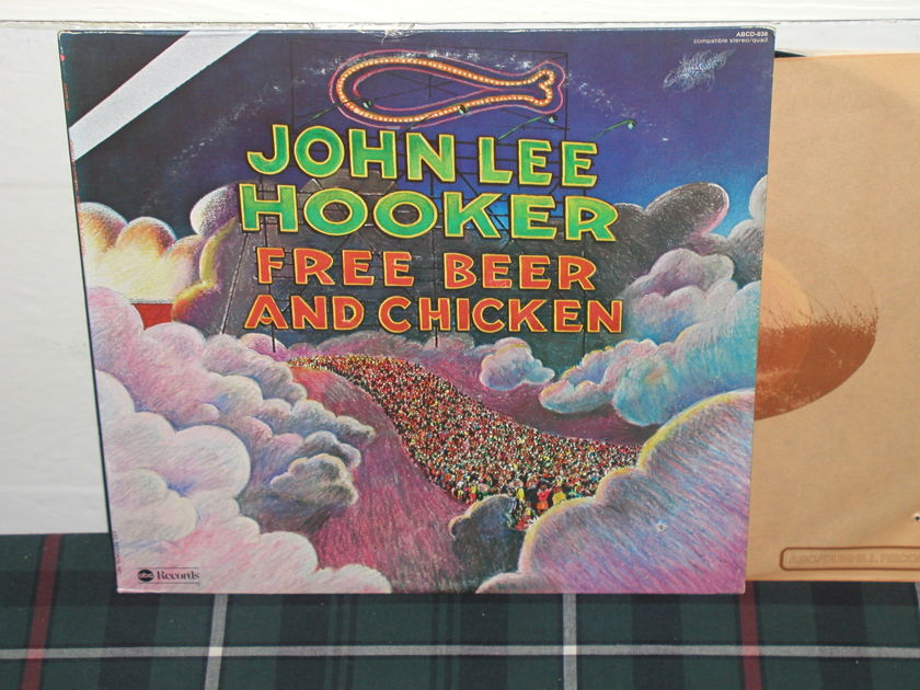 John Lee Hooker - Free Beer An Chicken ABC first label pressing.