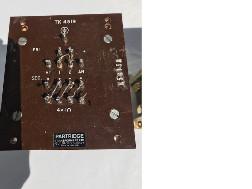 Partridge Transformer TK4519 For Sale Audiogon
