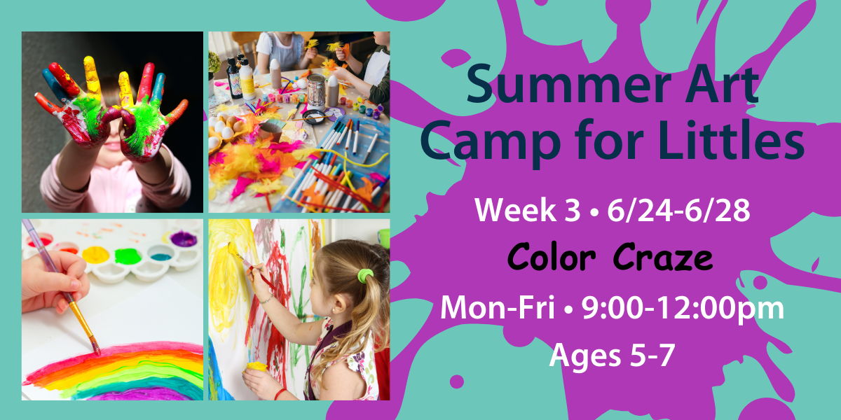 Art Camp for Littles • Color Craze promotional image