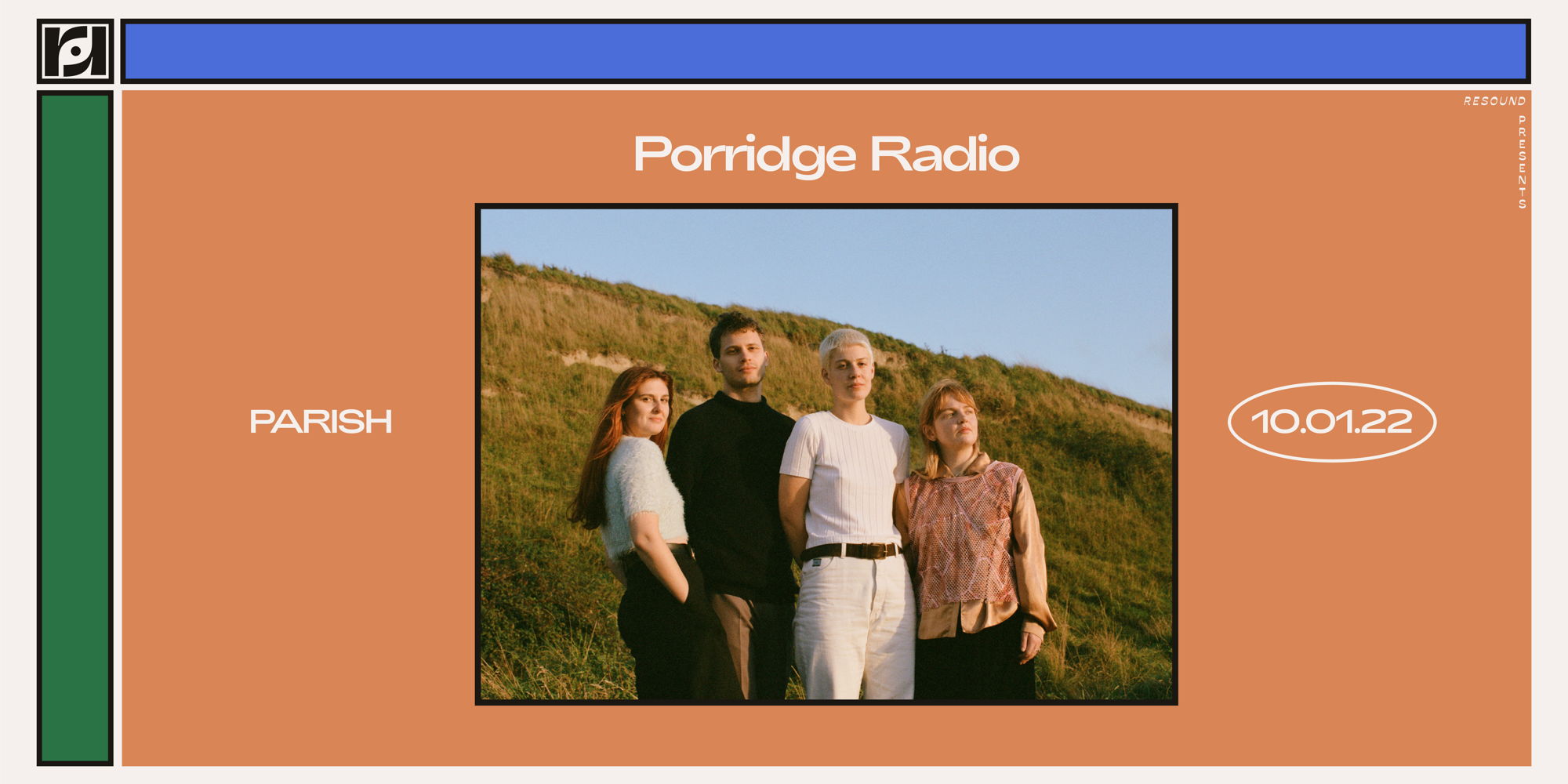 Porridge Radio at Parish 10/1 promotional image