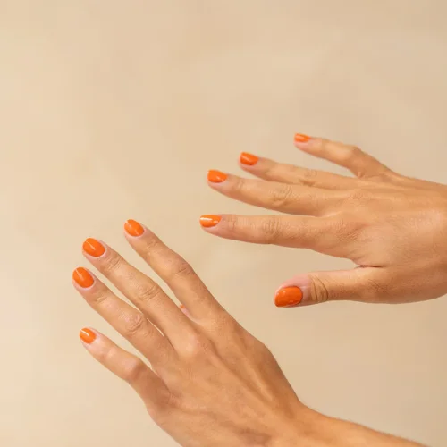 Vernis à ongles 3 en 1 Orange Pomone