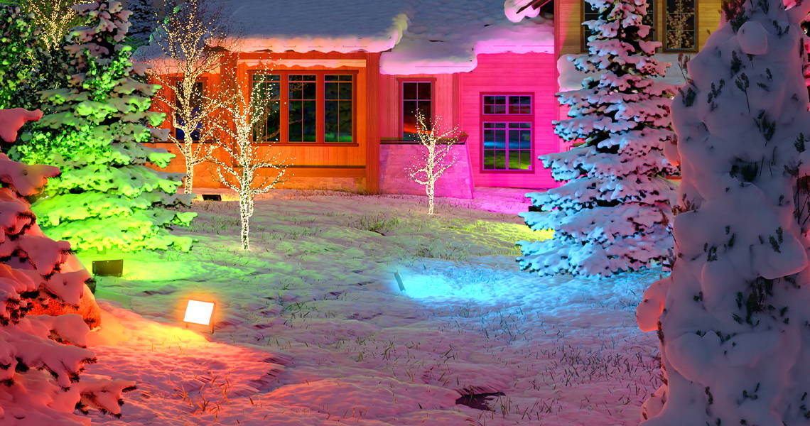 Christmas 50W Color Changing Flood Lights
