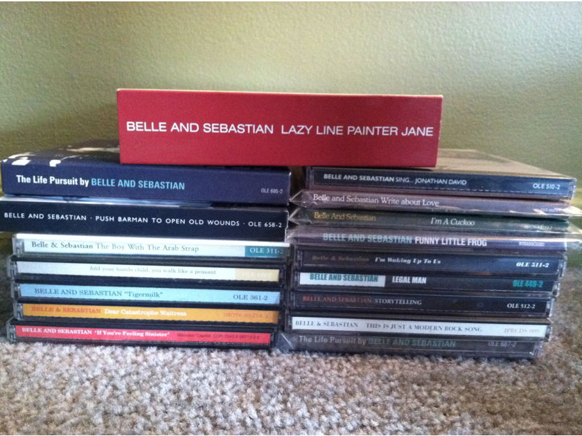 Belle & Sebastian - Lot of 20 CDs and 1 DVD Free Shipping and Free Paypal