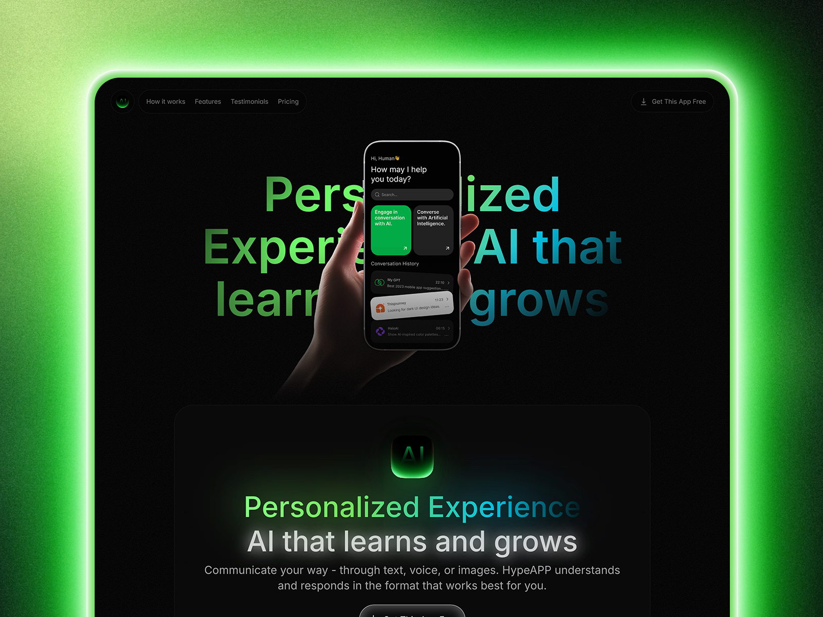 Hype: Free App Website Template by Faruk Yurtseven — Framer Marketplace