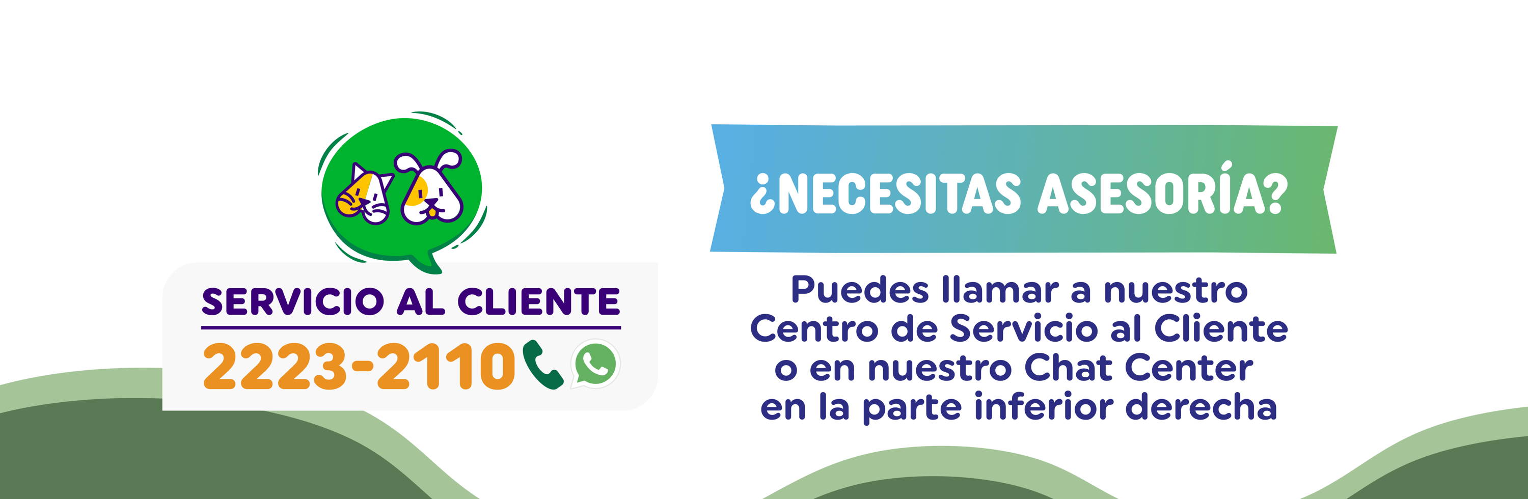 Servicio al Cliente: 2223-2110