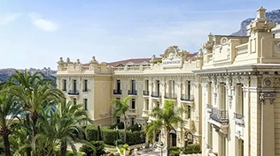 Vue sur l'Hôtel Hermitage Monte-Carlo