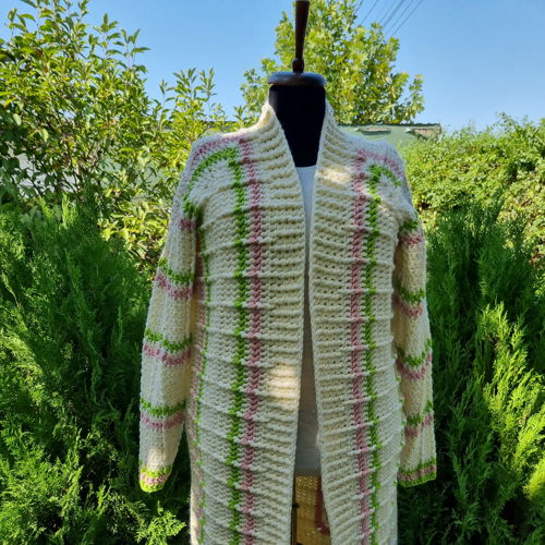 Crochet cardigan or jacket