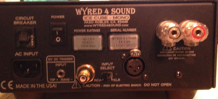 Wyred 4 Sound SX-500 mkII Class D Monoblocks