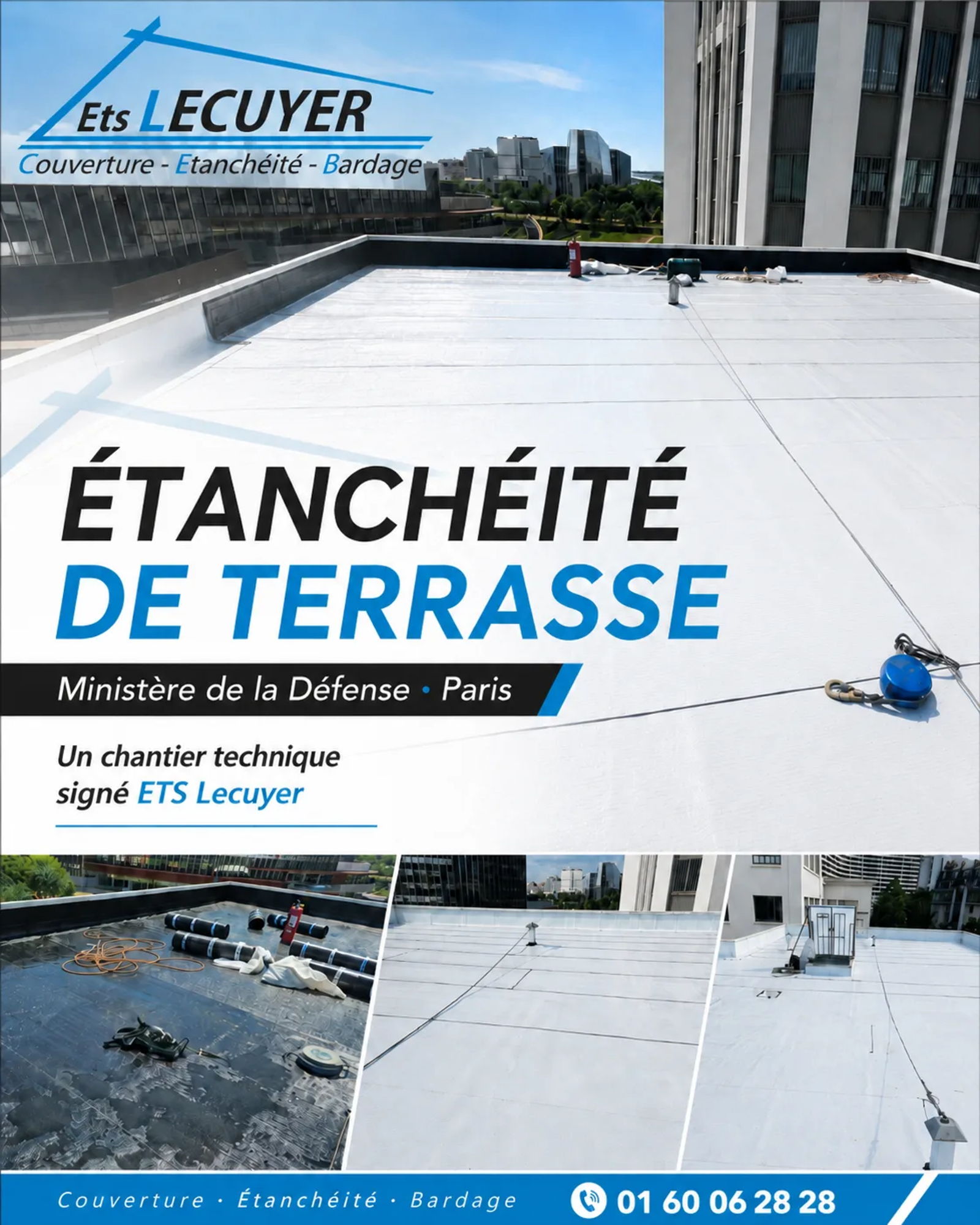 Toiture Cool Roof : Performance et confort pour la Défense à Paris à Paris