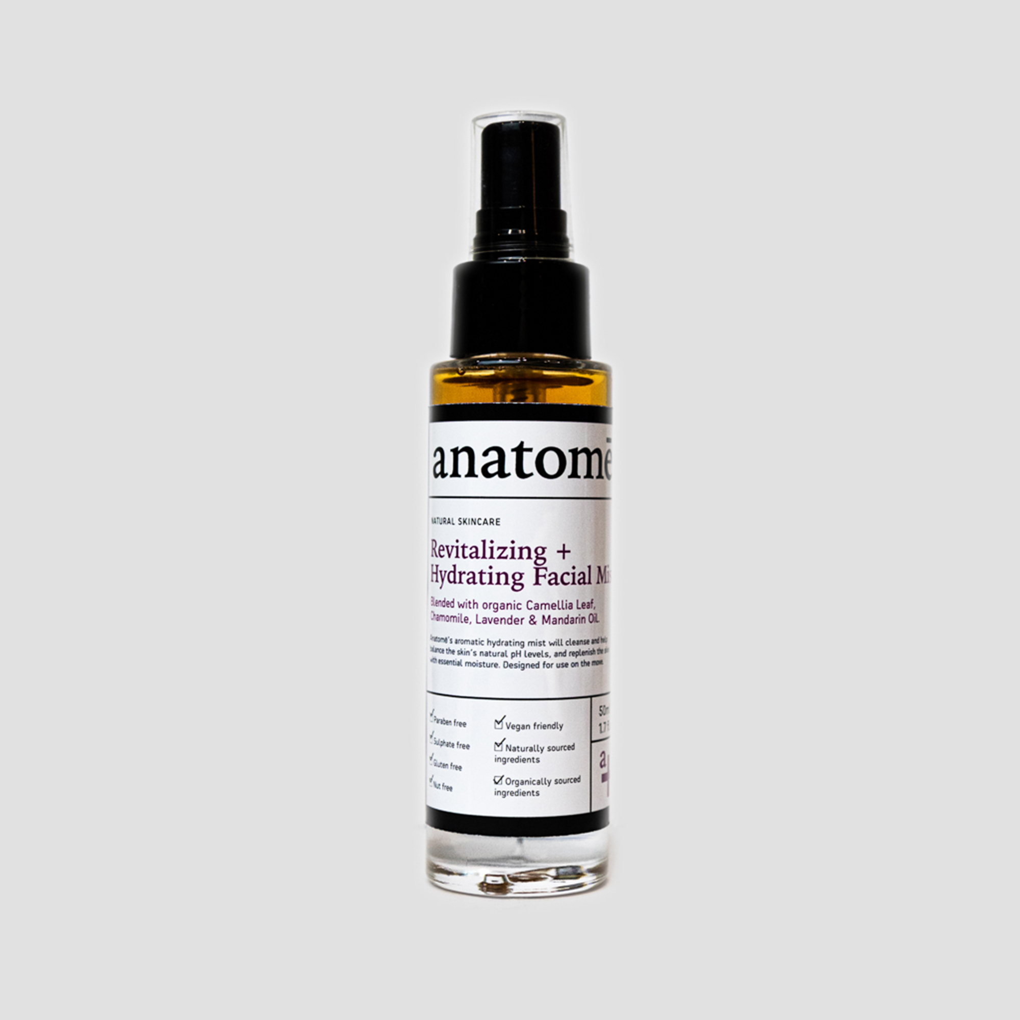 Anatome Revitalising + Hydrating Facial Toner Mist
