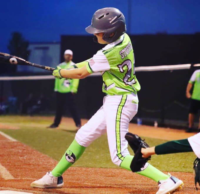 Lime Green Baseball Team Socks Photo
