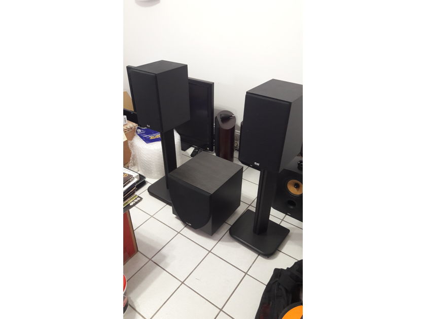 ELAC Speaker Pair w/Velodyne Sub B6 and EQ Max8 2-Channel Audio