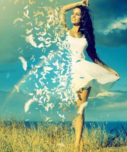 Feathers, Фотошоп экшен из перьев - лети высоко!