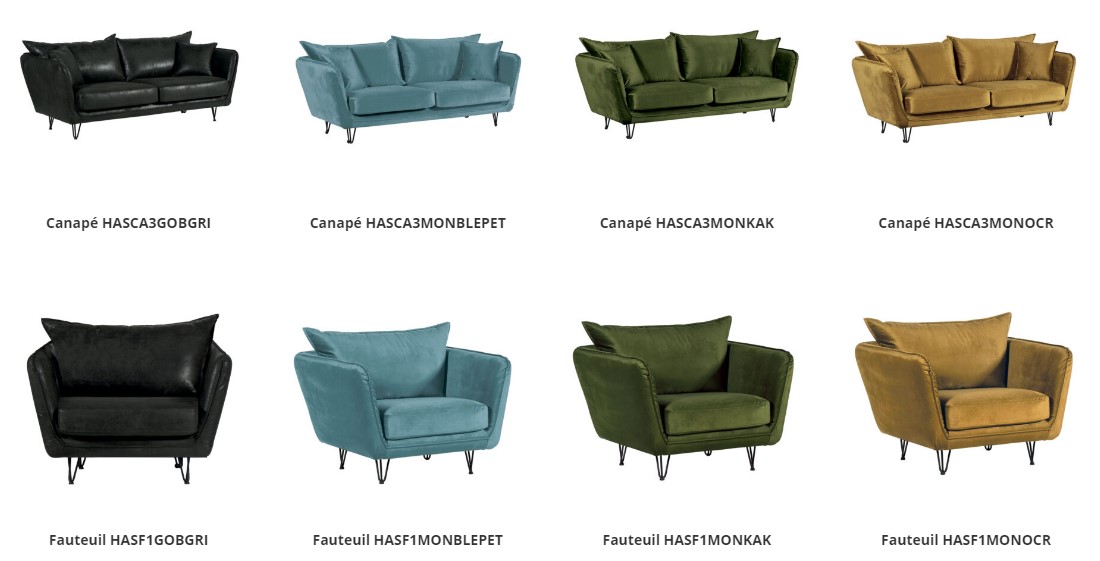 Plus d'informations sur notre magasin canapé au 05 45 31 99 53