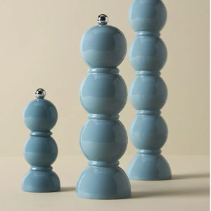 Addison Ross Bobbin Salt and Pepper Grinder in CHAMBRAY BLUE