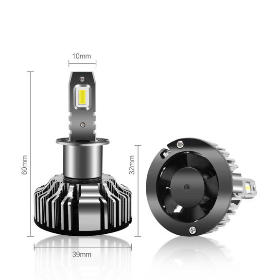 Dimension H3 LED Forward lighting Kits Bulbs Fog Lights for Cars Trucks
