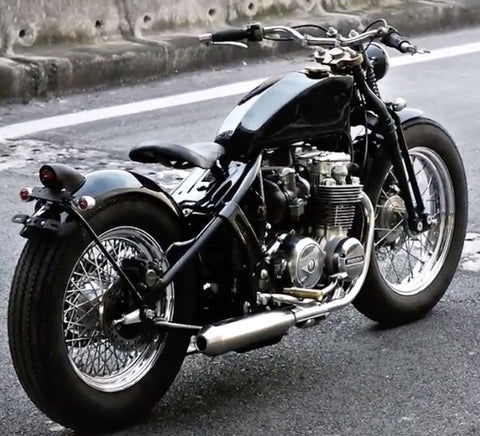 Honda CB650 Bobber - Front View