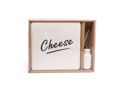 Young's Inc White Cheese Tray with Knife