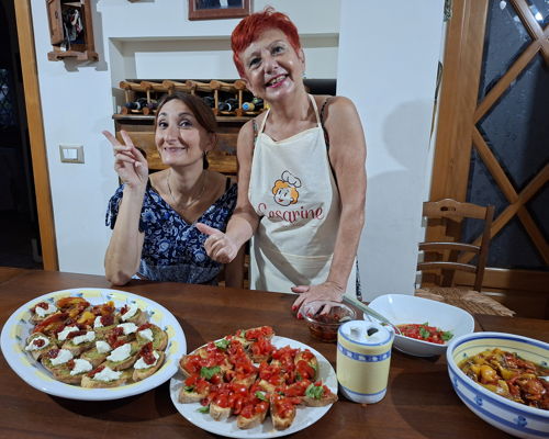 Cooking classes Acireale: Sicilian Flavors: Cooking Experience with Etna View