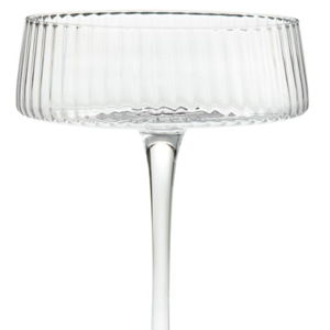 Daphne Ribbed Coupe Glass - World Market