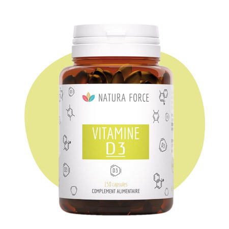 Vitamine D3 végétale en capsules