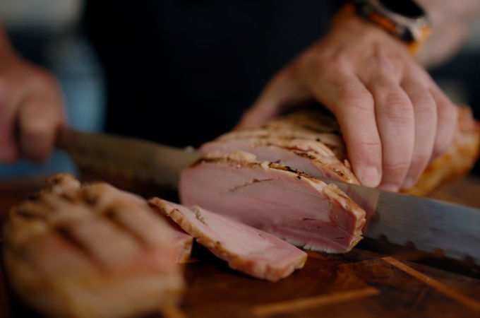 Bacon de dos fumé