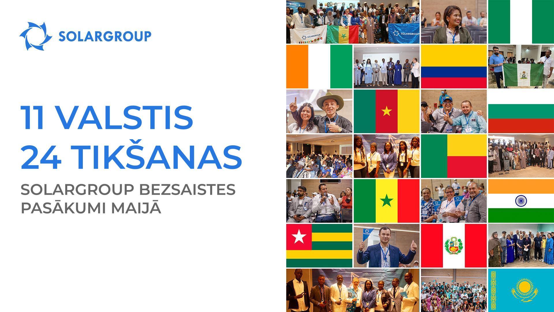 11 valstis un 24 tikšanās: SOLARGROUP bezsaistes pasākumi maijā