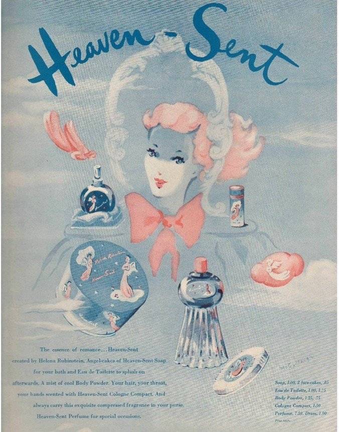 Vintage ad for Heaven Sent.