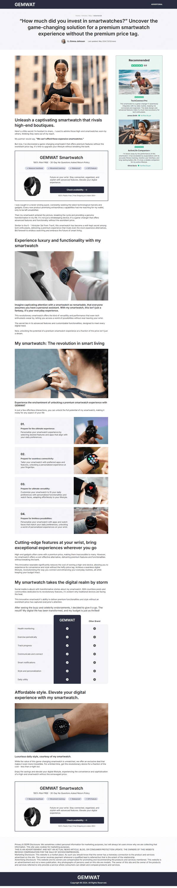 Advertorial - 3rd Party Review - Product In Use Image