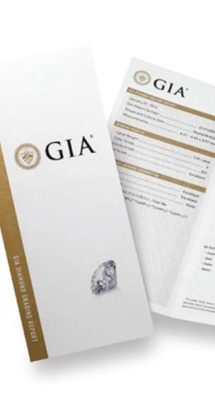 GIA certified diamond engagement rings