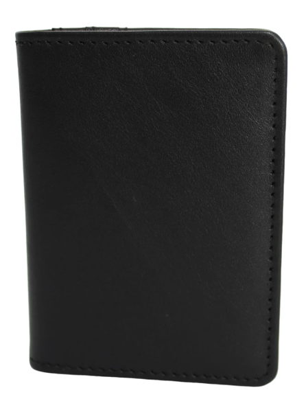 Quality Full Grain Cow Hide Leather Wallet / Card Holder. Black. Style No: 11014 - Image 8