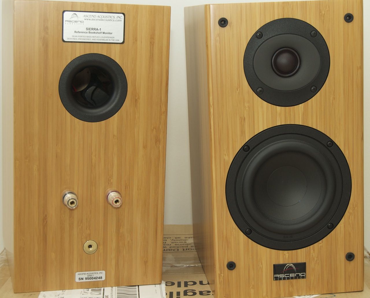 Sierra-1 Stereo Monitors with Q-plugs kit