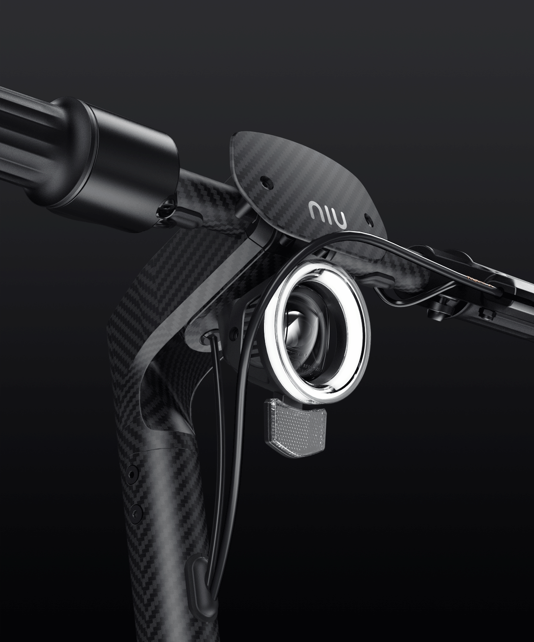 NIU KQi Air Carbon Fiber Electric Scooter Light Weight Scooter