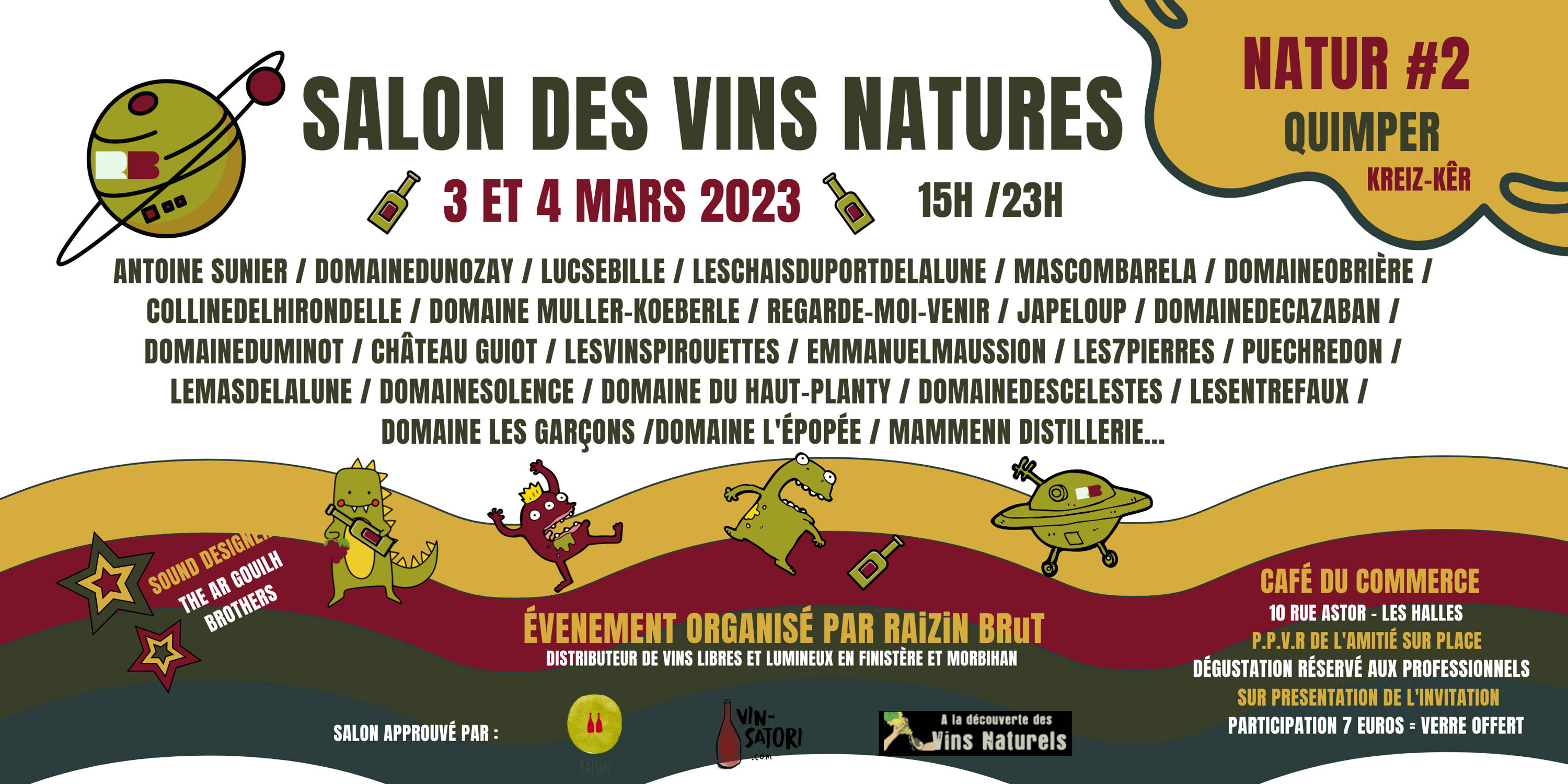 France, vin nature, rawwine, organic wine, vin bio, vin sans intrants, vin sans souffre, vin sans sulfites ajoutés, vin rouge, vin blanc, rouge, blanc, vin propre, vigneron, domaine bio, biodynamie, vigneron nature, vin biodynamique, raizin brut, Quimper, Finistère,distributeur, agent, vrp, gurwan, gurwan le gouil, Raizin Brut, vignerons
