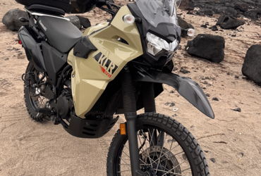 2022 KAWASAKI KLR650 S ABS motorcycle for rent near Holualoa, HI